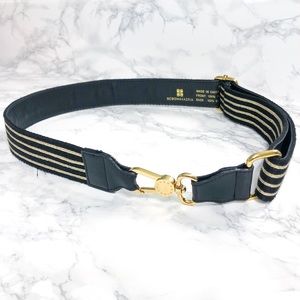 BCBG Adjustable Black & Gold Belt